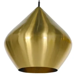 Tom Dixon Beat Stout LED-pendel, borstad mässing