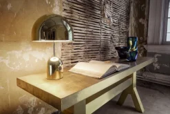 Tom Dixon Bell bordslampa, LED, guld