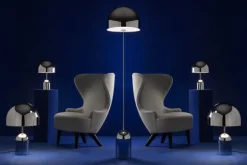 Tom Dixon Bell bordslampa, LED, silver