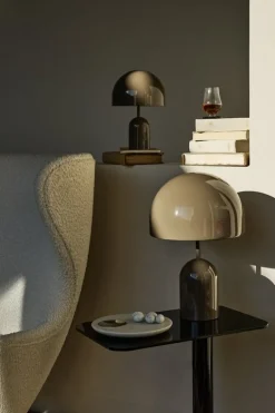 Tom Dixon Bell bordslampa, LED, taupe