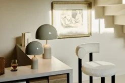 Tom Dixon Bell bordslampa, LED, grå