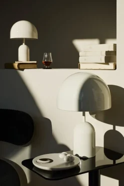 Tom Dixon Bell bordslampa, LED, vit