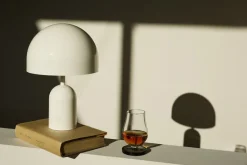 Tom Dixon Bell bärbar LED-bordslampa, vit