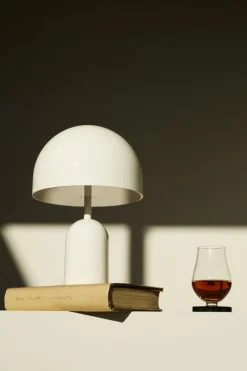 Tom Dixon Bell bärbar LED-bordslampa, vit