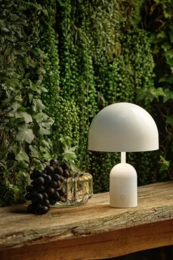 Tom Dixon Bell bärbar LED-bordslampa, vit