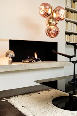 Tom Dixon Bell bärbar LED-bordslampa, koppar