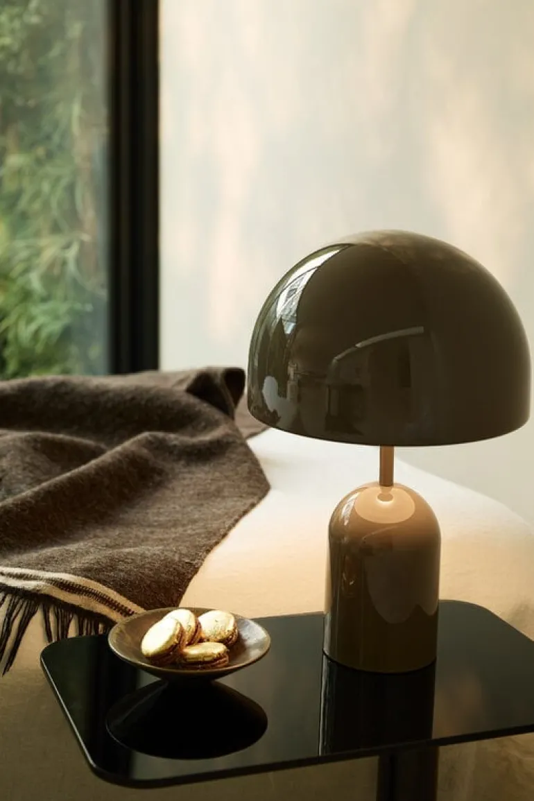 Tom Dixon Bell bärbar LED-bordslampa, taupe