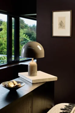 Tom Dixon Bell bärbar LED-bordslampa, taupe