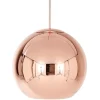 Tom Dixon Koppar LED rund pendel, 45 cm