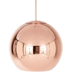Tom Dixon Koppar LED rund pendel, 45 cm
