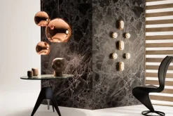 Tom Dixon Koppar LED rund pendel, 45 cm