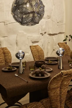 Tom Dixon Melt bärbar LED-bordslampa, silver