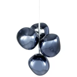 Tom Dixon Melt Chandelier Mini pendellampa, LED, rök