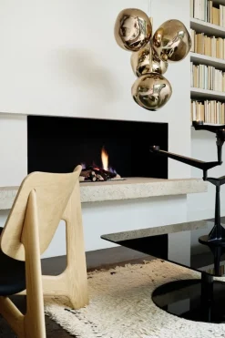 Tom Dixon Melt Chandelier Mini pendellampa, LED, guld