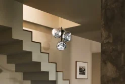 Tom Dixon Melt Chandelier Mini pendellampa, LED, silver