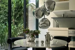 Tom Dixon Melt Chandelier Mini pendellampa, LED, silver