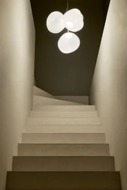 Tom Dixon Melt Chandelier Mini pendellampa, LED, opal - silver