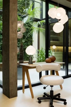 Tom Dixon Melt Chandelier Mini pendellampa, LED, opal - silver