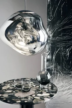 Tom Dixon Melt LED-pendel, krom