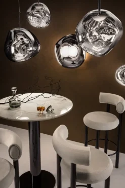 Tom Dixon Melt LED-pendel, krom