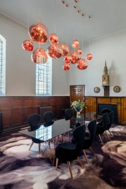 Tom Dixon Melt LED-pendel, koppar