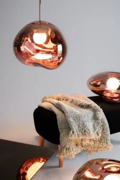 Tom Dixon Melt LED-pendel, koppar