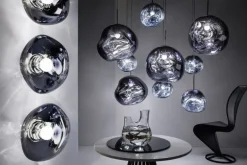 Tom Dixon Melt Surface LED vägglampa, rök