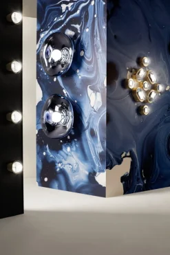 Tom Dixon Melt Surface LED vägglampa, rök