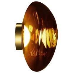 Tom Dixon Melt Surface LED vägglampa, guld
