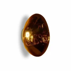 Tom Dixon Melt Surface LED vägglampa, guld