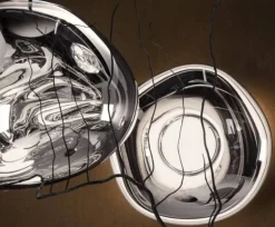 Tom Dixon Melt Surface LED vägglampa, guld