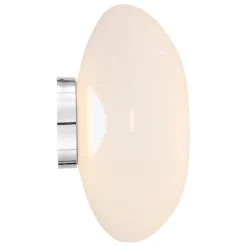 Tom Dixon Melt Surface LED vägglampa, opal - silver