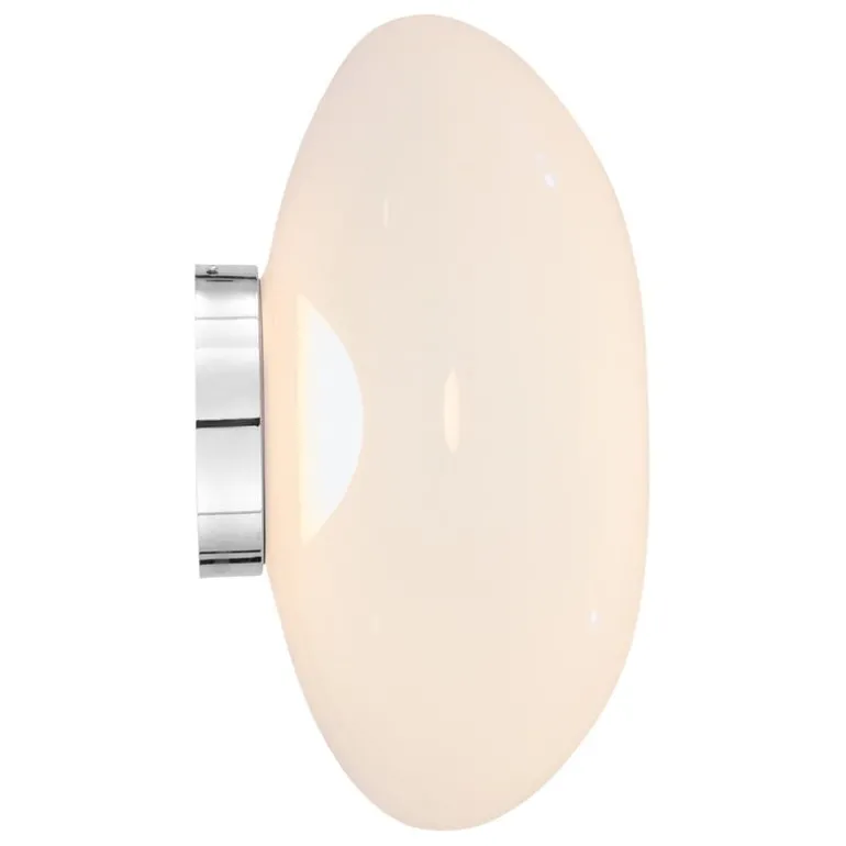 Tom Dixon Melt Surface LED vägglampa, opal - silver