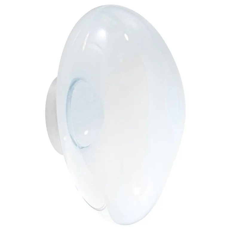 Tom Dixon Melt Surface LED vägglampa, opal - silver