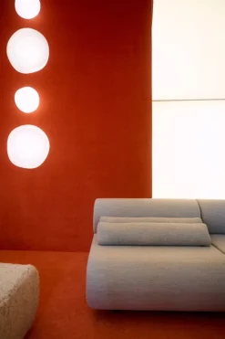 Tom Dixon Melt Surface LED vägglampa, opal - silver