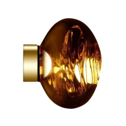 Tom Dixon Melt Surface Mini LED vägglampa, guld