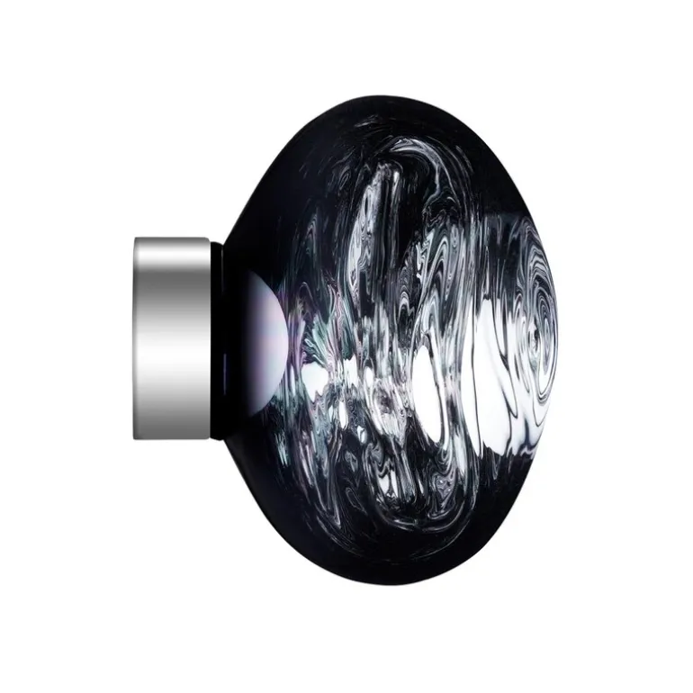 Tom Dixon Melt Surface Mini LED vägglampa, smoke