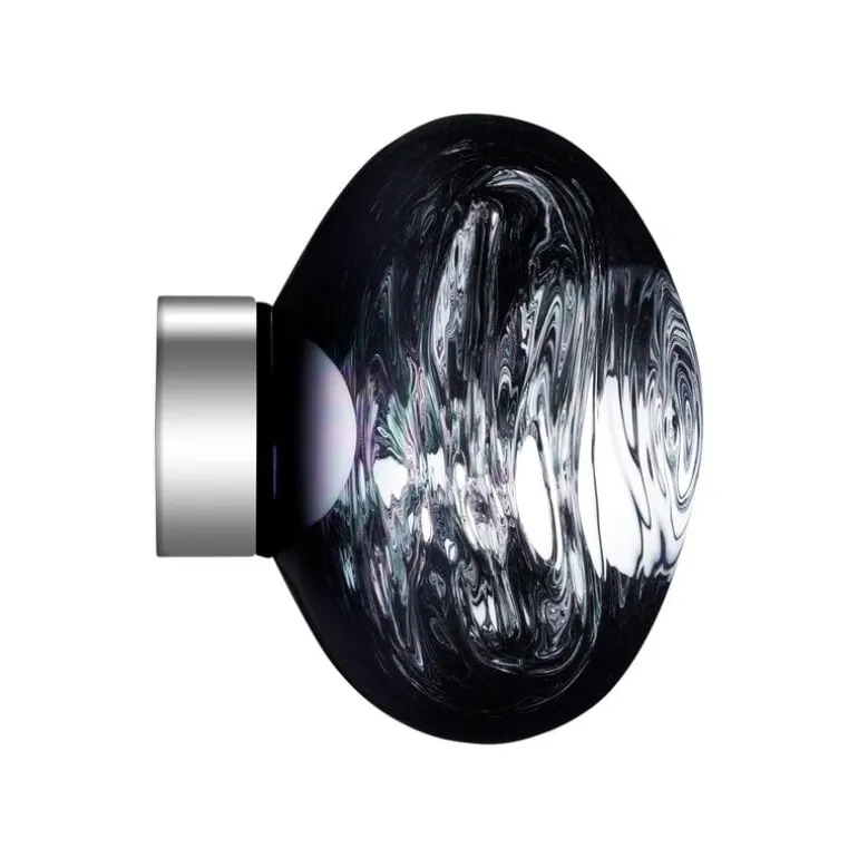 Tom Dixon Melt Surface Mini LED vägglampa, smoke