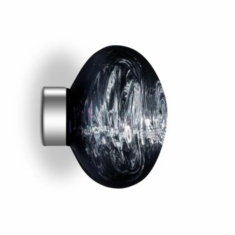 Tom Dixon Melt Surface Mini LED vägglampa, smoke
