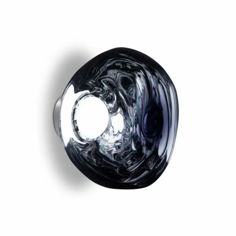 Tom Dixon Melt Surface Mini LED vägglampa, smoke