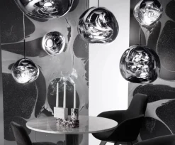 Tom Dixon Melt Surface Mini LED vägglampa, smoke