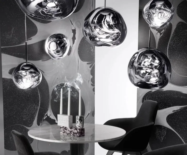 Tom Dixon Melt Surface Mini LED vägglampa, smoke