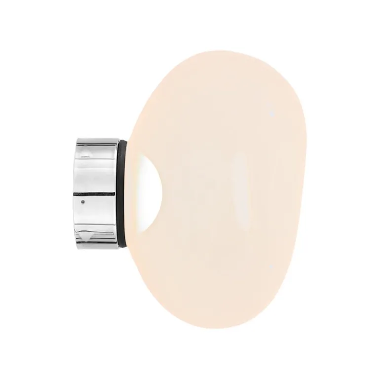 Tom Dixon Melt Surface Mini LED vägglampa, opal - silver