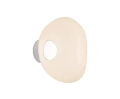 Tom Dixon Melt Surface Mini LED vägglampa, opal - silver