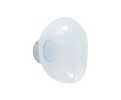 Tom Dixon Melt Surface Mini LED vägglampa, opal - silver