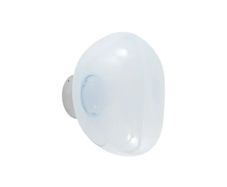 Tom Dixon Melt Surface Mini LED vägglampa, opal - silver