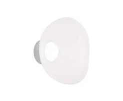 Tom Dixon Melt Surface Mini LED vägglampa, opal - silver