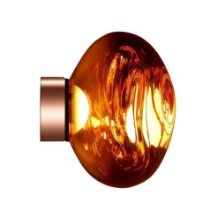 Tom Dixon Melt Surface Mini LED vägglampa, koppar