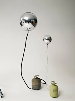 Tom Dixon Mirror Ball LED-pendel, 40 cm, silver