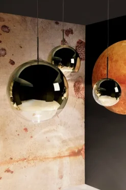 Tom Dixon Mirror Ball LED-pendel, 50 cm, silver